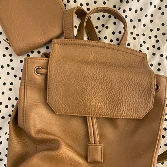 Vegan leather Matt and Nat backpack